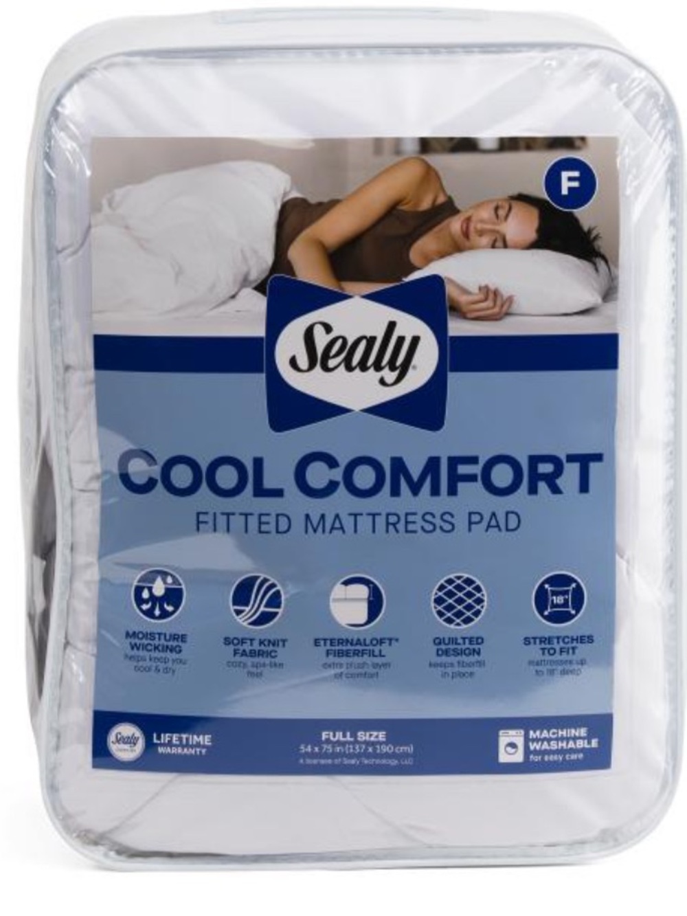SEALY cool comfort mattress pad